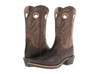 Discounted Ariat Cowboy Boots Boots for Men - Heritage Roughstock - Brown Oiled Rowdy On Sale